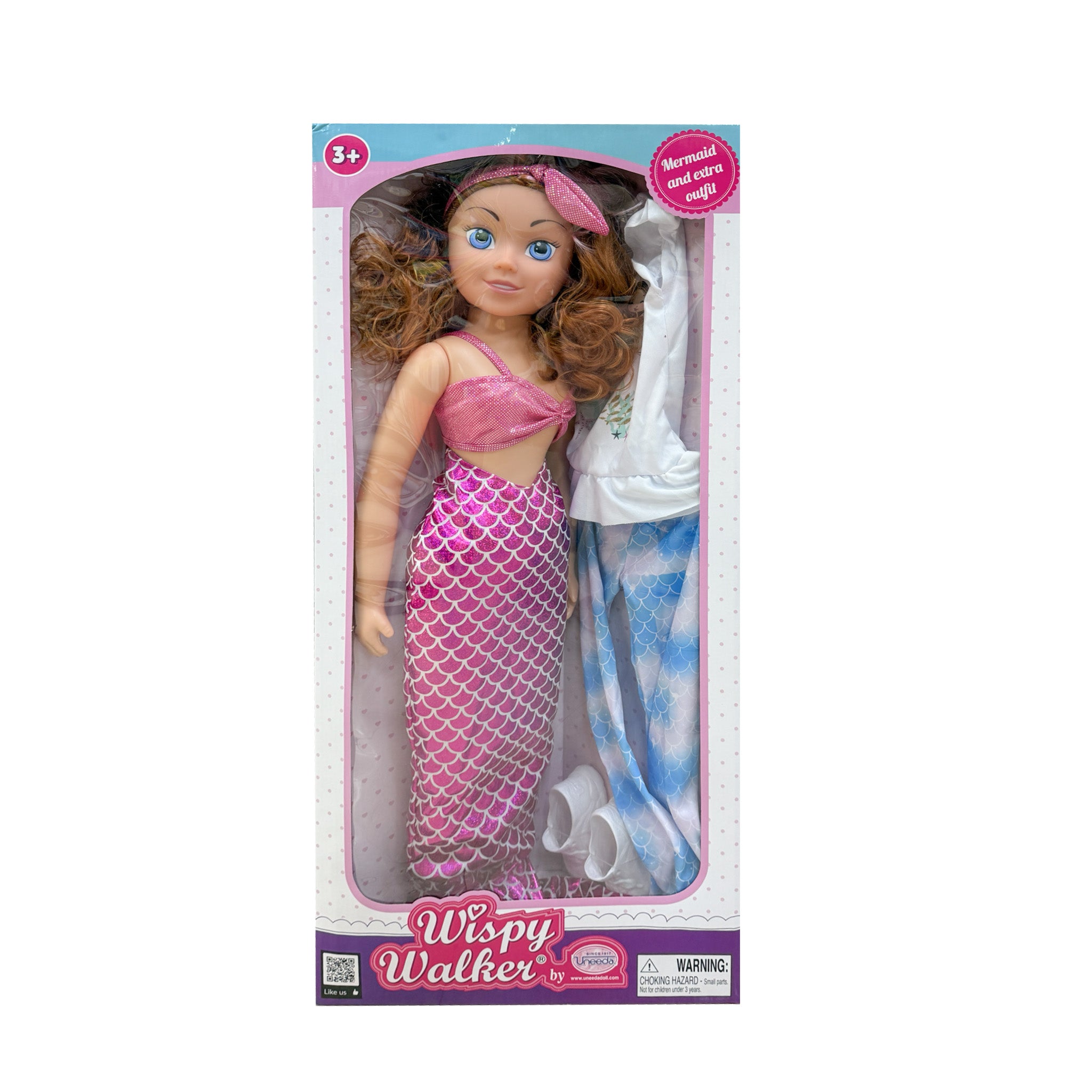 28" WISPY WALKER® MERMAID W/EXTRA OUTFIT