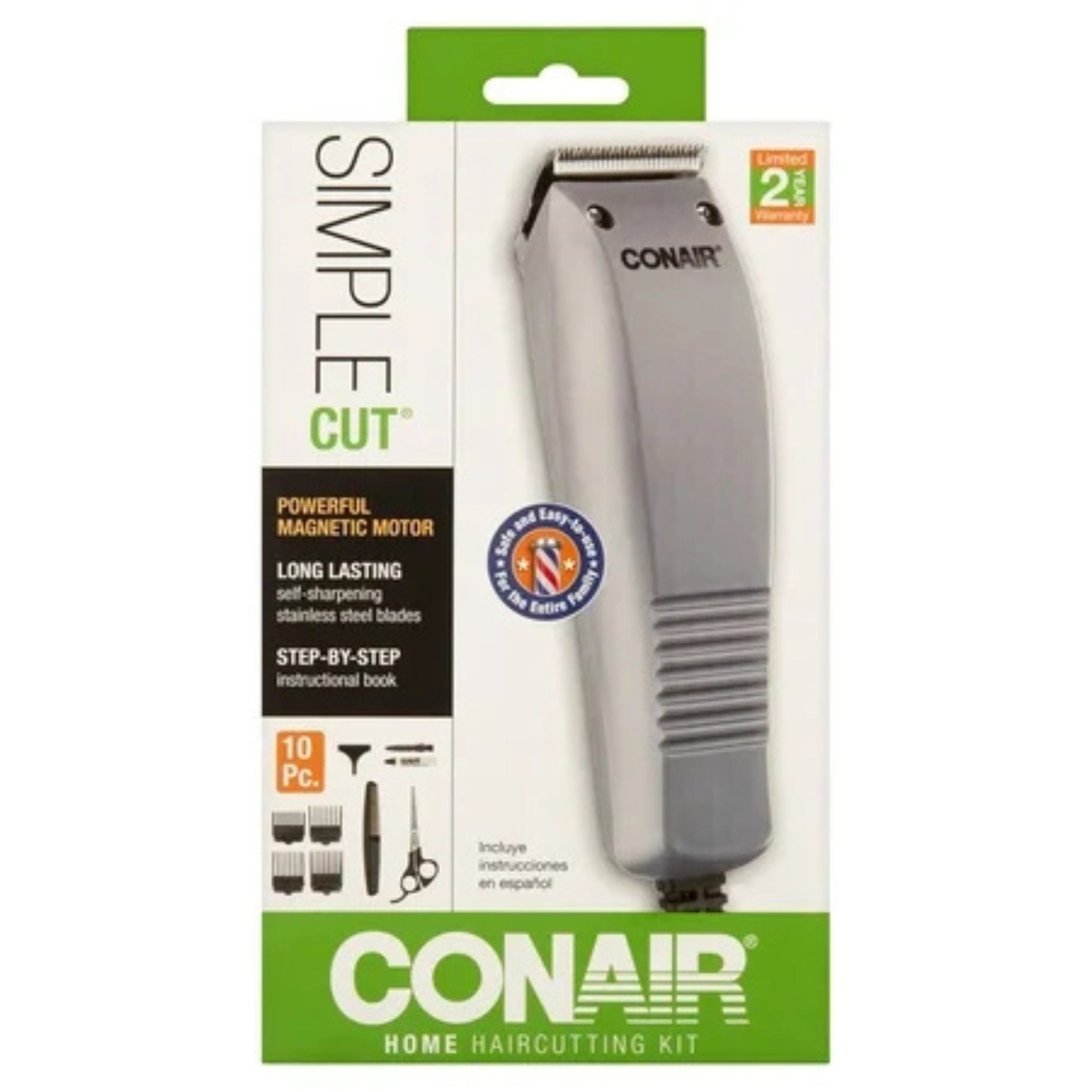 CONAIR HAIRCUTTING KIT 10 PIECE