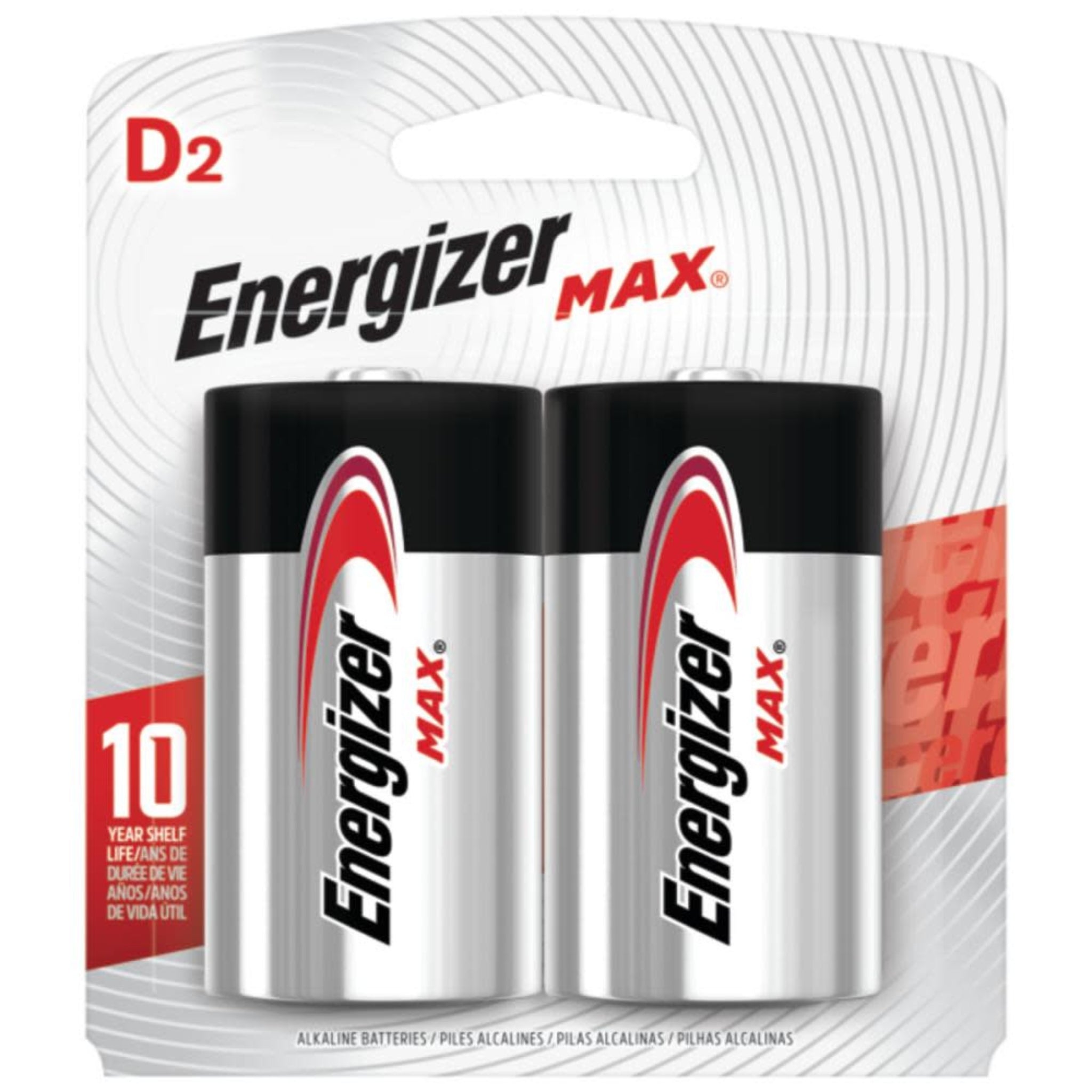 ENERGIZER MAX D 2PK