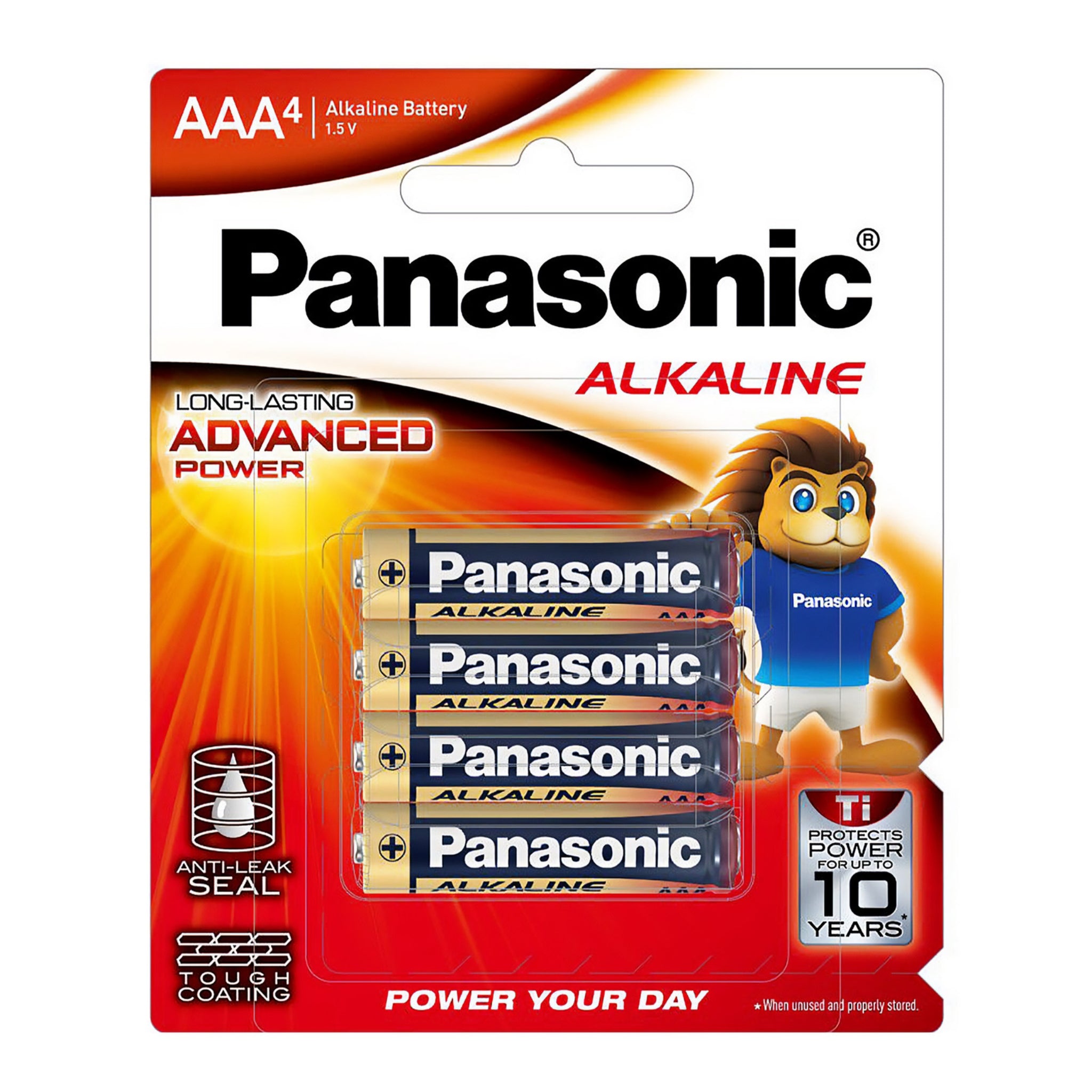 PANASONIC AAA BATTERIES 4PK