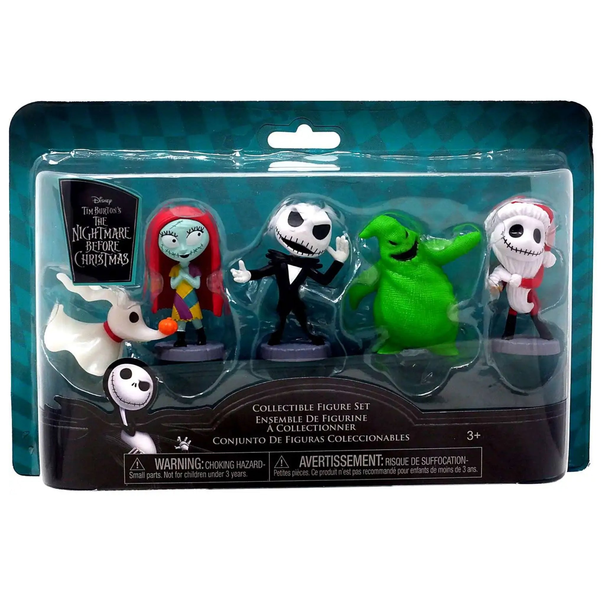 NIGHTMARE BEFORE CHRISTMAS 5PK FIGURE SET ON BLISTER